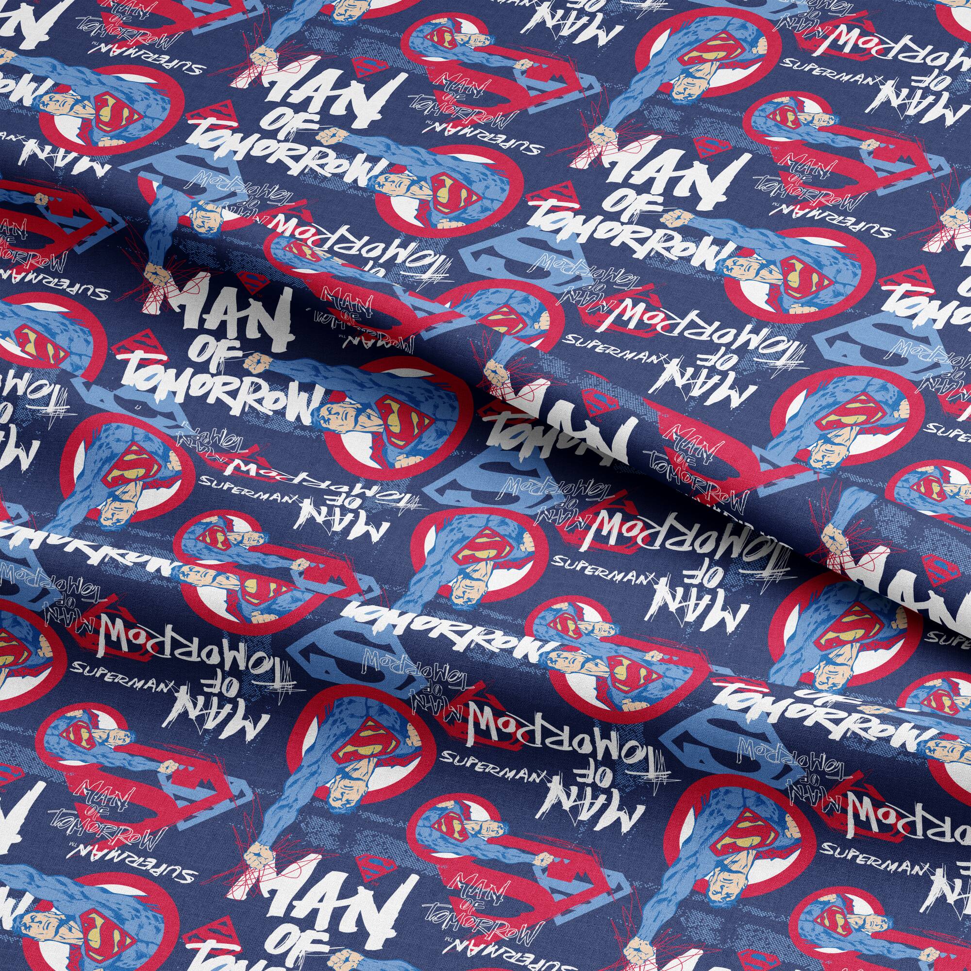 DC Comics Superman™ Man of Tomorrow Cotton Fabric